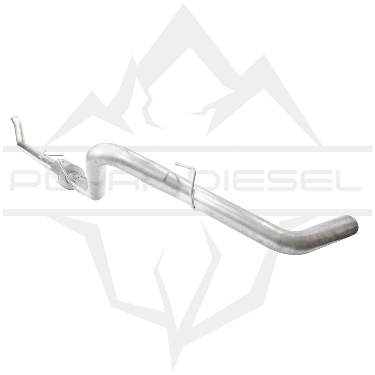 2010-2018 Cummins 6.7L 4" SS Turbo Back Exhaust - w/ Muffler (PD-1-22530141)