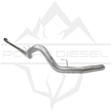 2011-2026 Ford Powerstroke 6.7L 4" SS Downpipe Back Exhaust - No Muffler (PD-1-12334142)