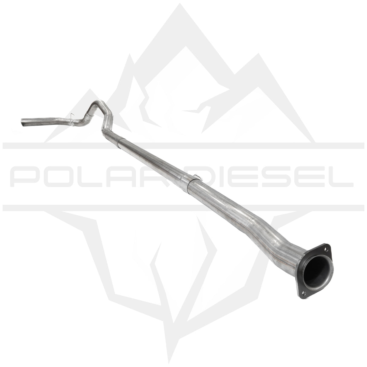 2011-2026 Ford Powerstroke 6.7L 4" SS Downpipe Back Exhaust - No Muffler (PD-1-12334142)