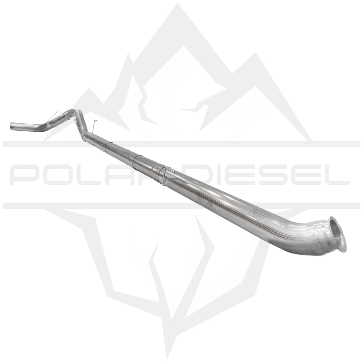 2019-2024 Cummins 6.7L 5" SS Downpipe Back Exhaust - No Muffler (PD-1-23133152)