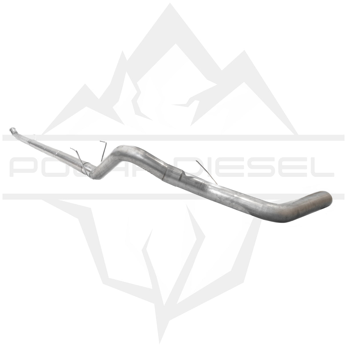 2019-2024 Cummins 6.7L 4" SS Downpipe Back Exhaust - No Muffler (PD-1-23133142)
