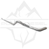 2019-2024 Cummins 6.7L 4" SS Downpipe Back Exhaust - No Muffler (PD-1-23133142)