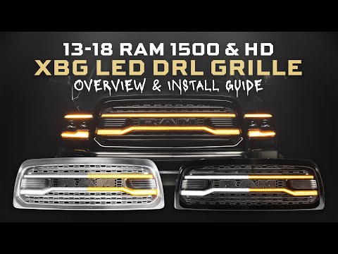 2013–2018 Cummins XBG LED DRL Grille (XGB2X)