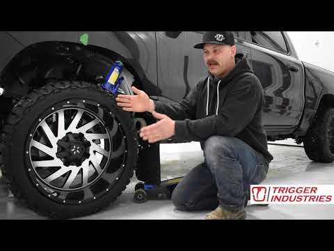 Trigger Industries Long-John Mud Flaps 14" White (garage-sale-TI-LJ-14-W)