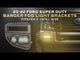 2020-2022 Powerstroke Banger LED Fog Lights Brackets/Hardware (BAF256)