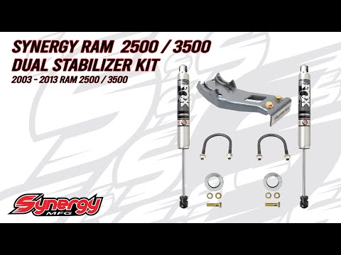 2003-2013 Cummins Dual Steering Stabilizer Bracket (8510-01)