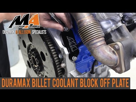 2001-2022 Duramax Billet Coolant Block Off Plate (10089)