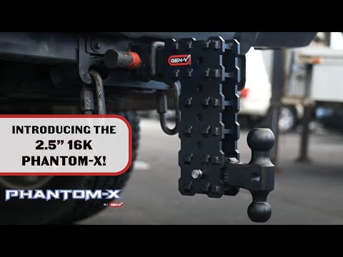 Phantom-X Drop Hitch 16K w/ 2.5" Shank (GH-2413X)