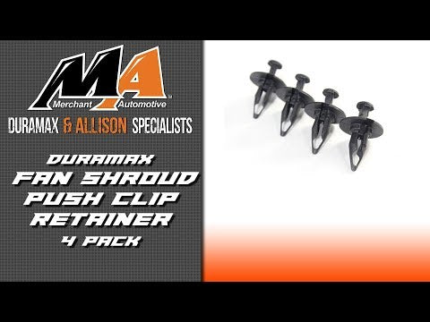 2001-2010 Duramax Fan Shroud Push Clip Retainer (4 Pack) (10015)