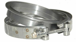 Universal S400 T4 Turbine Outlet Dual V-Band Flange (S400T4FL)