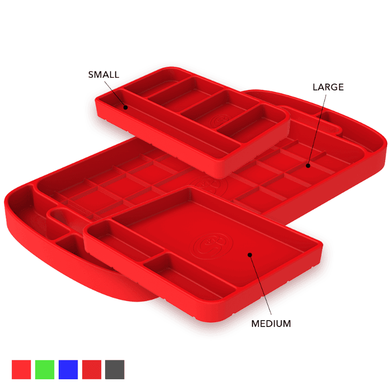 Silicone Tool Tray Large Pink (80-1003l)