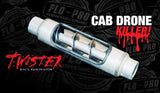 Flo-Pro Twister Muffler, 5 inch round stainless body