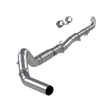 2001-2007 Duramax 5" Cat-Back Single Side Exit Exhaust w/ Muffler (S60200P)-Cat Back Exhaust System-MBRP-Dirty Diesel Customs