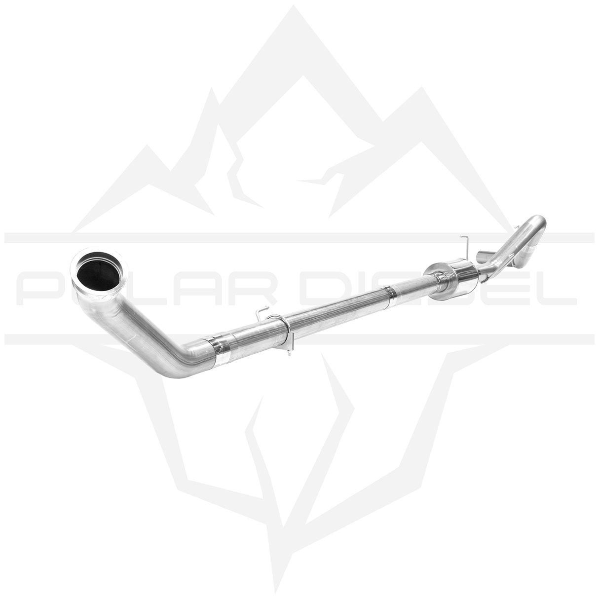 2003-2007 Cummins 5.9L 4" SS Turbo Back Exhaust - w/ Muffler (PD-1-21619141)