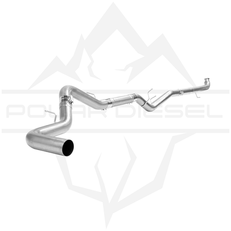2007.5-2010 Duramax 6.6L 4" SS Downpipe Back Exhaust - No Muffler (PD-1-31922142)