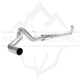 2010-2018 Cummins 6.7L 5" 304SS Turbo Back Exhaust - w/ Muffler (PD-1-22530451)
