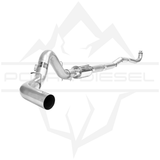 2017-2026 Duramax 6.6L 5" 304SS Downpipe Back Exhaust - w/ Muffler (PD-1-32934451)