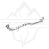 2017-2026 Duramax 6.6L 5" 304SS Downpipe Back Exhaust - No Muffler (PD-1-32934452)