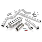 1994-1997 Powerstroke 4" SS Turbo Back Exhaust System w/ Muffler (46298)-Turbo Back Exhaust System-Banks Power-46298-Dirty Diesel Customs