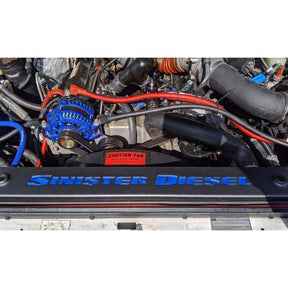 1994-1997 Powerstroke Radiator Cover (SD-RADCOVER-7.3-94)-Radiator Support-Sinister-SD-RADCOVER-7.3-94-Dirty Diesel Customs