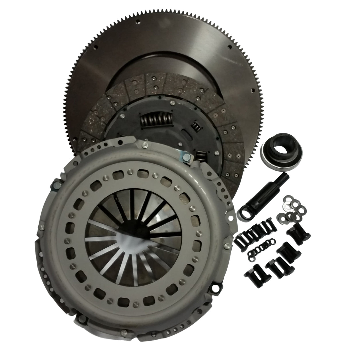 1994-1997 Powerstroke Stock OEM Replacement Clutch Kit w/Flywheel (NMU70263-SFC)-Stock Replacement Clutch-Valair-Dirty Diesel Customs