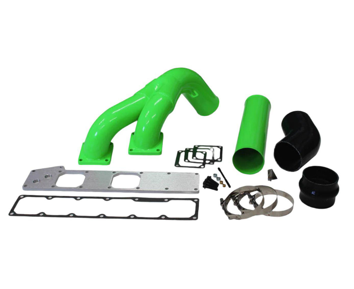 1994-1998 Cummins 3.5" Mega Twin Intake System (PDC9498MT)-Intake Manifold-Pusher-Dirty Diesel Customs