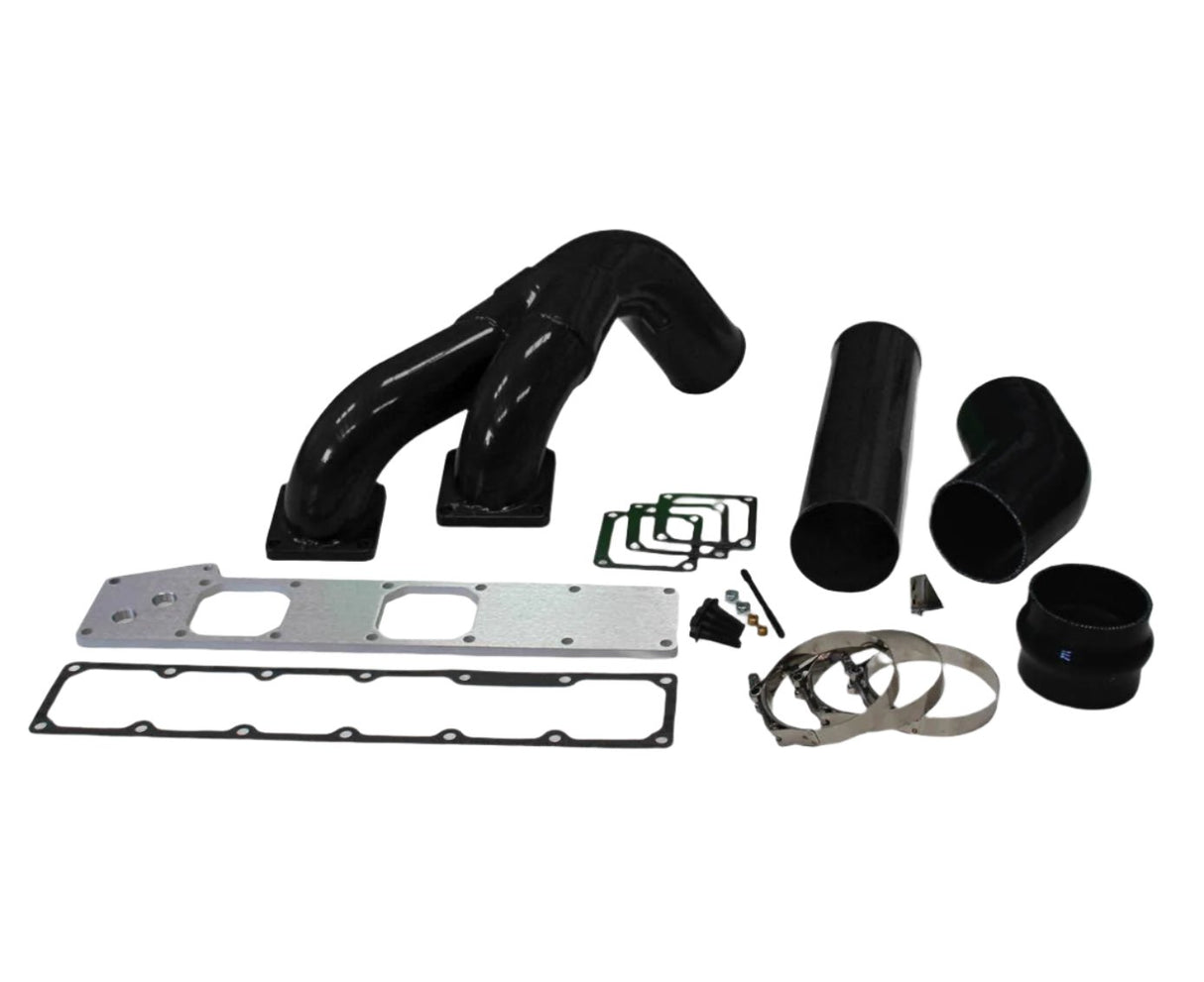 1994-1998 Cummins 3.5" Mega Twin Intake System (PDC9498MT)-Intake Manifold-Pusher-Dirty Diesel Customs