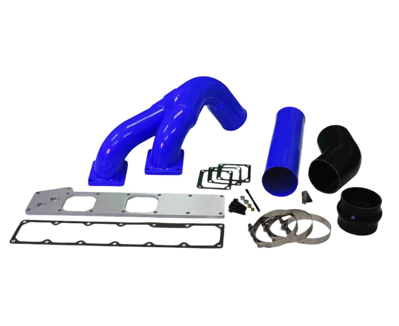 1994-1998 Cummins 3.5" Mega Twin Intake System (PDC9498MT)-Intake Manifold-Pusher-PDC9498MT_U2-Dirty Diesel Customs