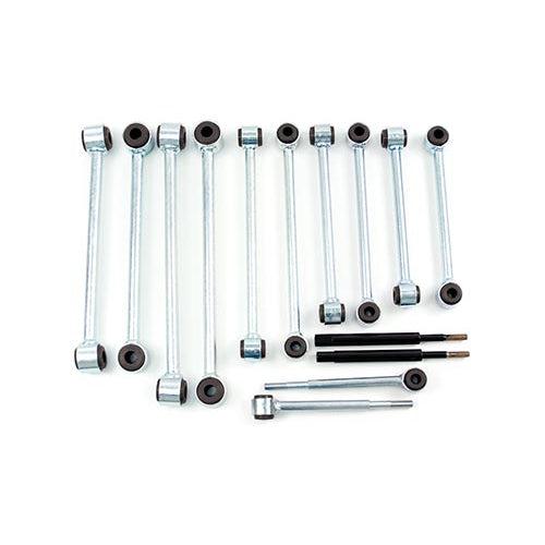 1994-2012 Cummins/Powerstroke Sway Bar Drop Bracket Kit (BDS121451)-Anti-Sway Bar Links-BDS-Dirty Diesel Customs