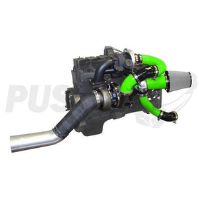 1998-2002 Cummins Low Mount Pusher Compound Turbo System (PDC9802LM)-Compound Turbo Kit-Pusher-Dirty Diesel Customs