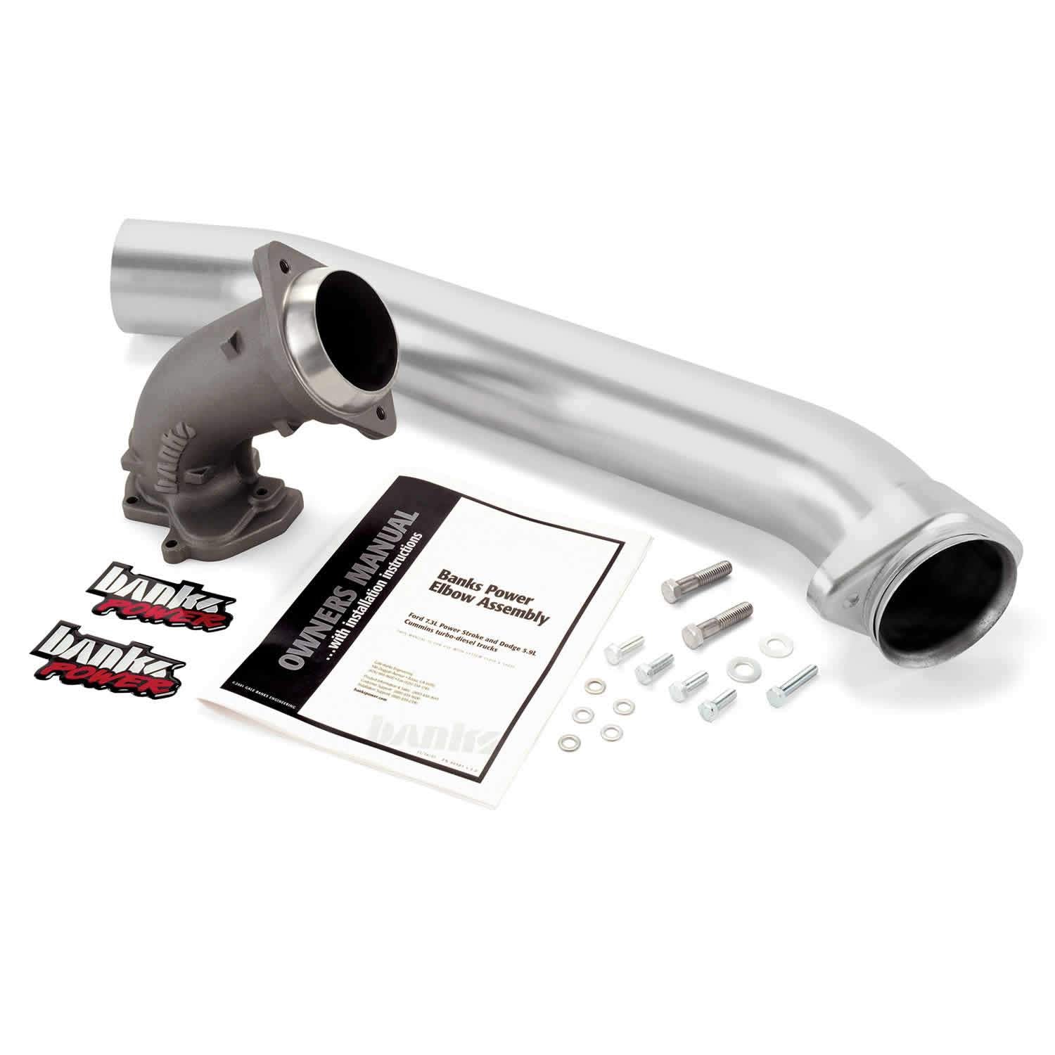 1998-2002 Cummins Turbocharger Outlet Elbow (48639)-Intake Manifold-Banks Power-48639-Dirty Diesel Customs