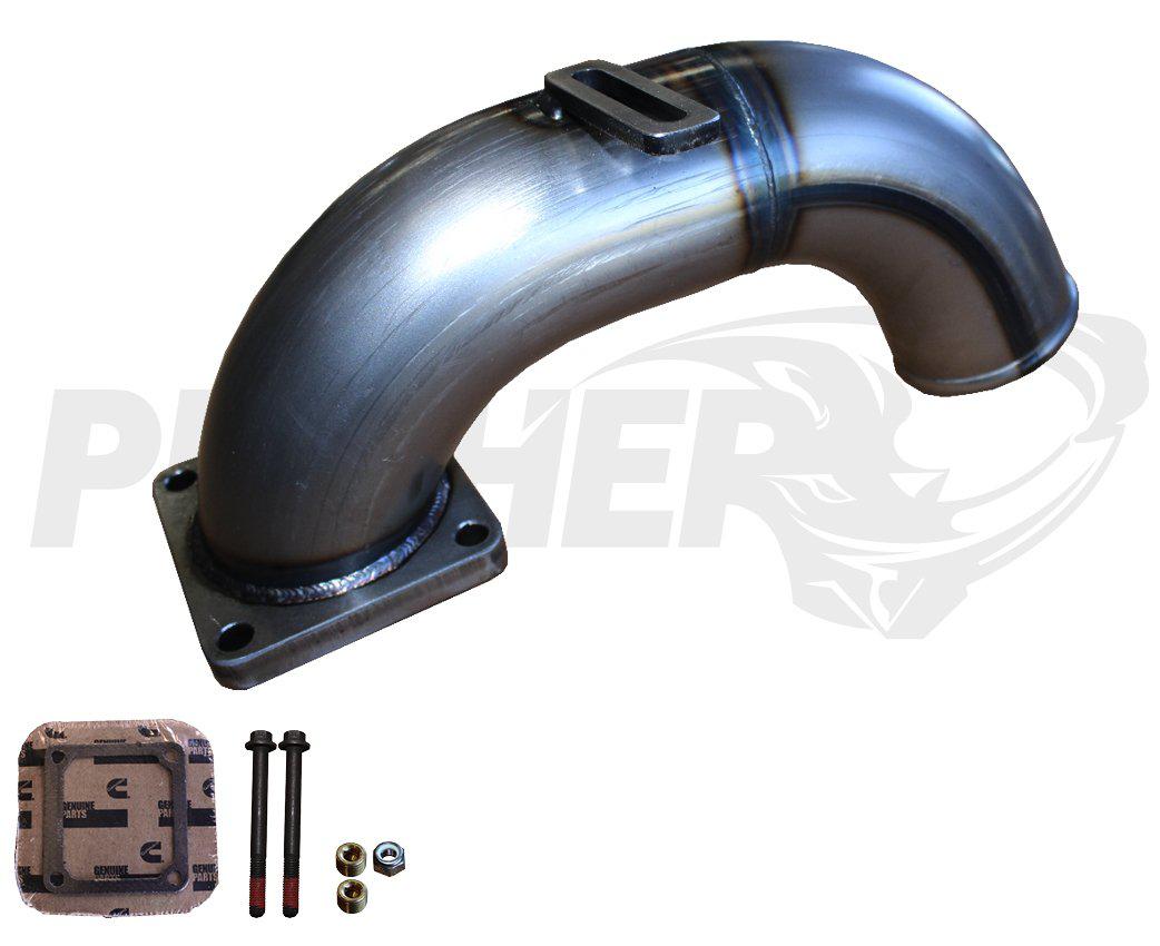 1998.5-2002 Cummins Aluminum Intake Manifold (PDC9802IMA)-Intake Manifold-Pusher-Dirty Diesel Customs