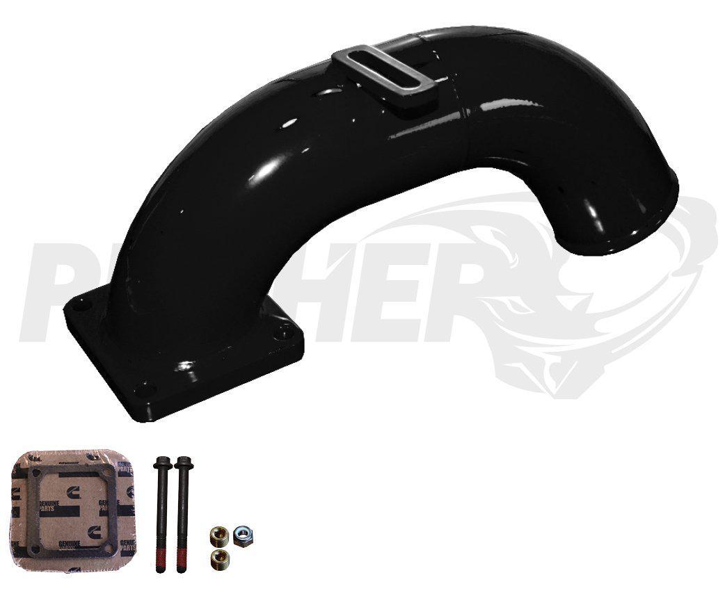 1998.5-2002 Cummins Aluminum Intake Manifold (PDC9802IMA)-Intake Manifold-Pusher-PDC9802IMA_K2-Dirty Diesel Customs