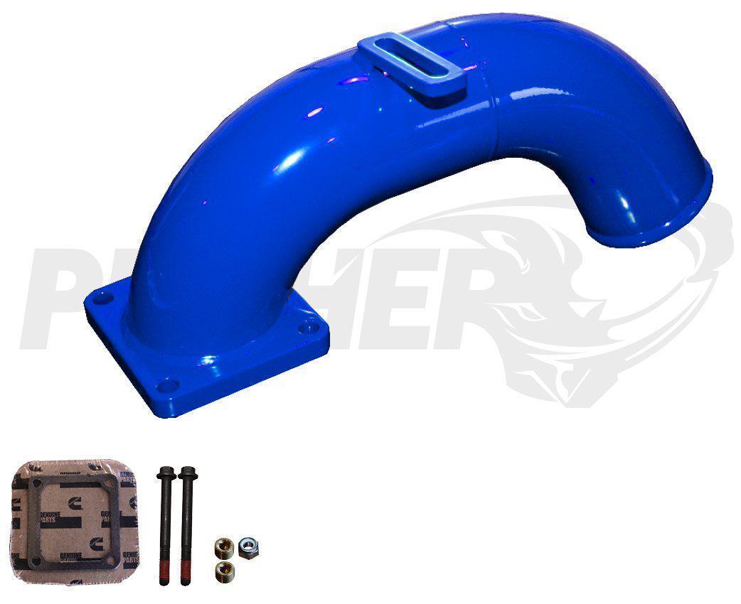 1998.5-2002 Cummins Aluminum Intake Manifold (PDC9802IMA)-Intake Manifold-Pusher-PDC9802IMA_U2-Dirty Diesel Customs