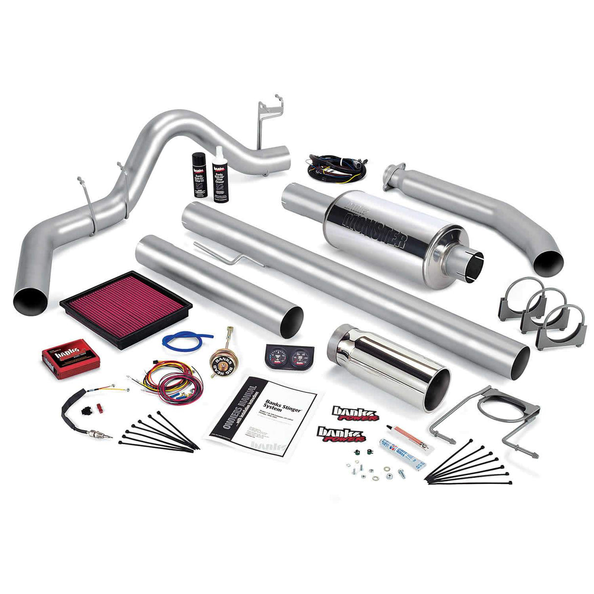 1999-2000 Cummins Computer Chip Programmer Kit - Standard Cab (49365)-Exhaust System Kit-Banks Power-Dirty Diesel Customs