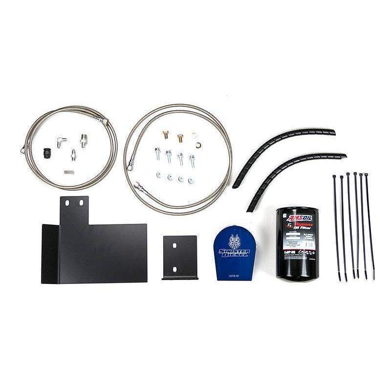 1999-2003 Powerstroke Bypass Oil Filter System (SD-EOF-7.3)-Bypass Oil Filter System-Sinister-Dirty Diesel Customs
