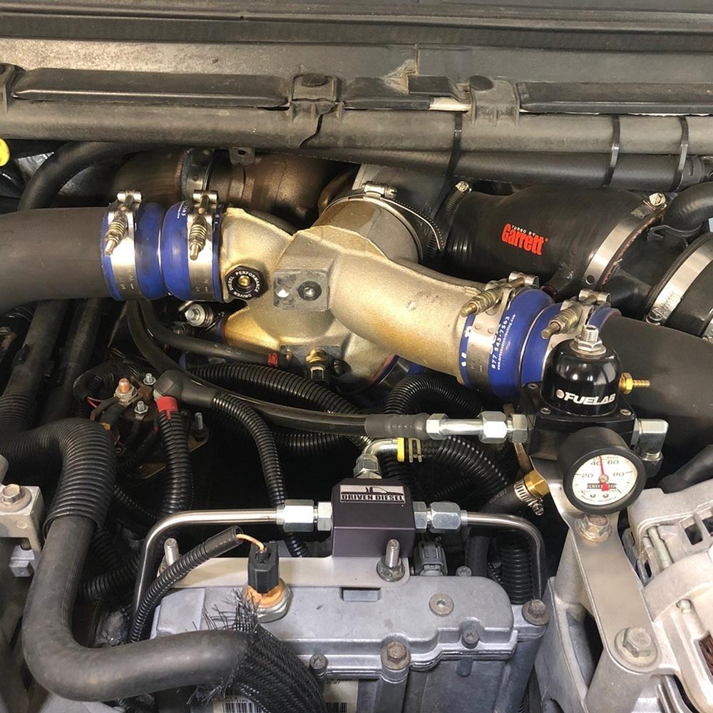 1999-2003 Powerstroke "Fuel Bowl Delete"/Regulated Return Kit (DD-73FS-FBD-RRK-V3)-Fuel Return Kit-Strictly Diesel-Dirty Diesel Customs