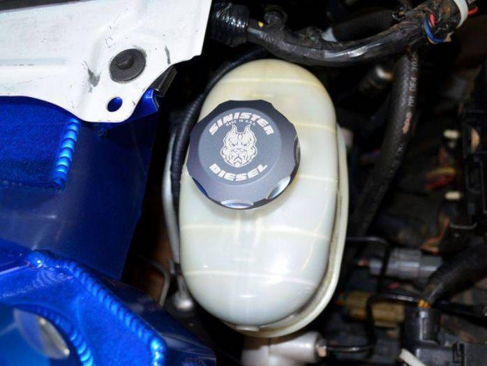 1999-2016 Powerstroke Power Master Cylinder Cap (SD-MCC-FORD-99)-Master Cylinder Cap-Sinister-Dirty Diesel Customs