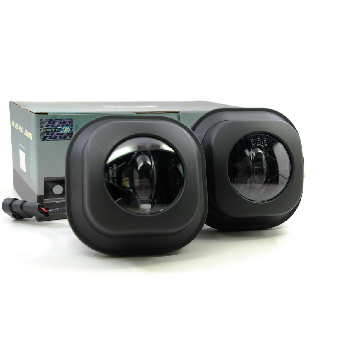 1999-2016 Powerstroke XB LED Black Fog Light (LF371)-Fog Lights-Morimoto-Dirty Diesel Customs