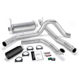 1999 Powerstroke Git-Kit Bundle Power System W/Single Exit Exhaust Black Tip (47511-B)-Exhaust System Kit-Banks Power-47511-B-Dirty Diesel Customs