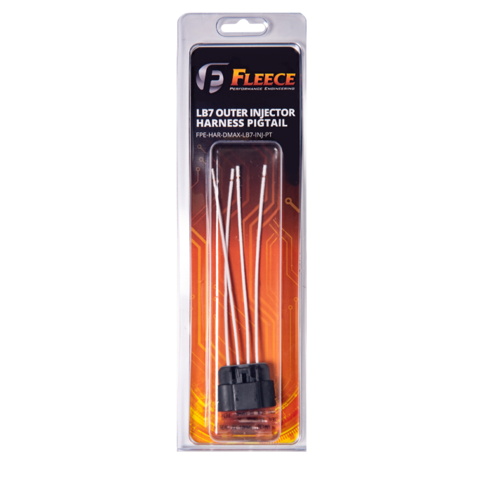 2001-2004 Duramax Outer Injector Harness (FPE-HAR-DMAX-LB7-INJ-PT)-Sensor Connector-Fleece Performance-Dirty Diesel Customs