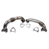 2001-2004 Duramax Stainless Up-Pipe Kit For OEM Turbo (WCF100590)-Up-Pipes-Wehrli Custom Fabrication-Dirty Diesel Customs
