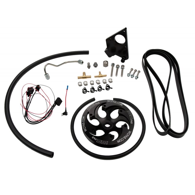 2001-2004 Duramax Twin CP3 Pulley Kit (WCF100245/ WCF100231)-CP3 Pulley-Wehrli Custom Fabrication-WCF100231-Dirty Diesel Customs