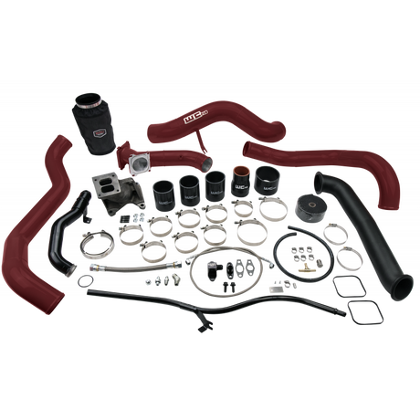 2001-2004 LB7 Duramax S300 Single Turbo Install Kit (WCF100478)-Turbo Install Kit-Wehrli Custom Fabrication-Dirty Diesel Customs