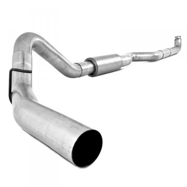 2001-2007 Duramax 4" Downpipe Back Exhaust System (S6004P)-Downpipe Back Exhaust System-MBRP-S6004P-Dirty Diesel Customs