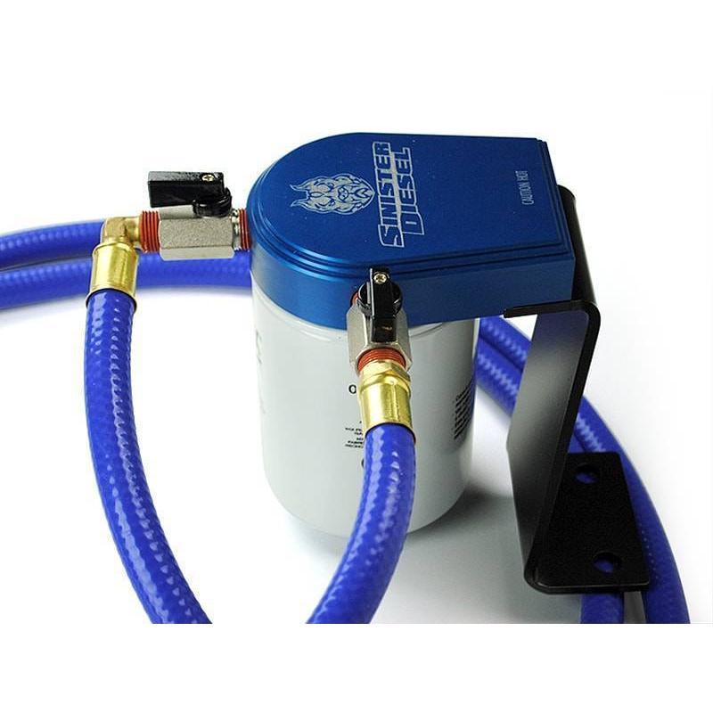 2001-2010 Duramax Coolant Filtration System w/ Wix Filter (SD-COOLFIL-6.6-01-W)-Coolant Bypass Kit-Sinister-Dirty Diesel Customs
