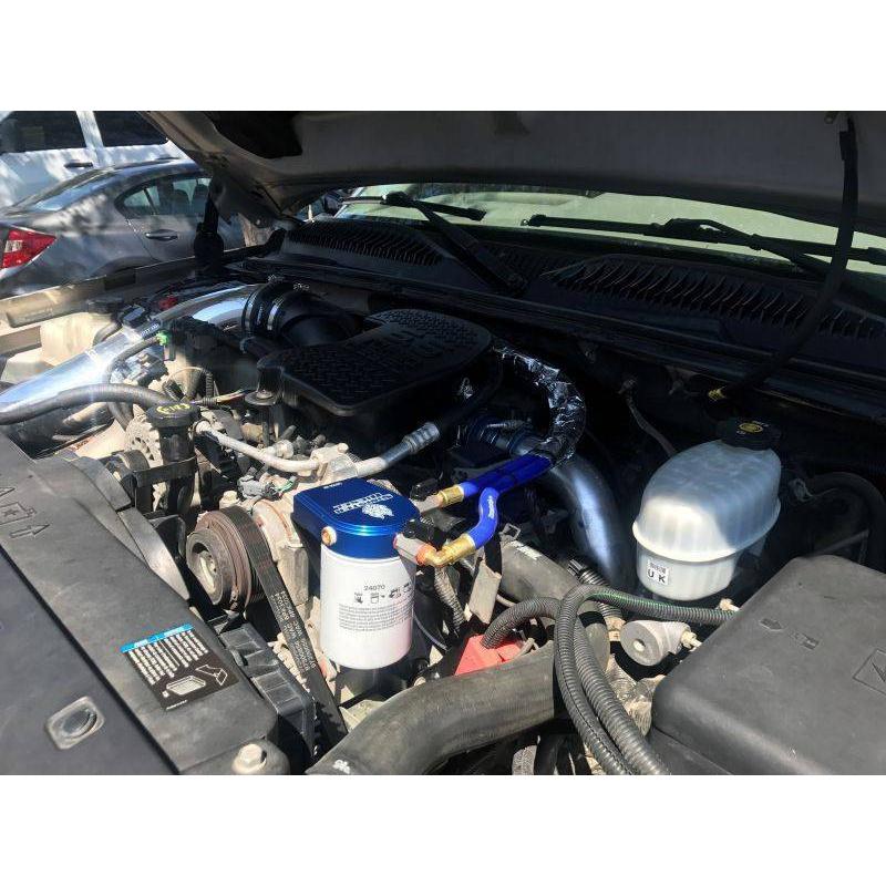 2001-2010 Duramax Coolant Filtration System w/ Wix Filter (SD-COOLFIL-6.6-01-W)-Coolant Bypass Kit-Sinister-SD-COOLFIL-6.6-01-W-Dirty Diesel Customs