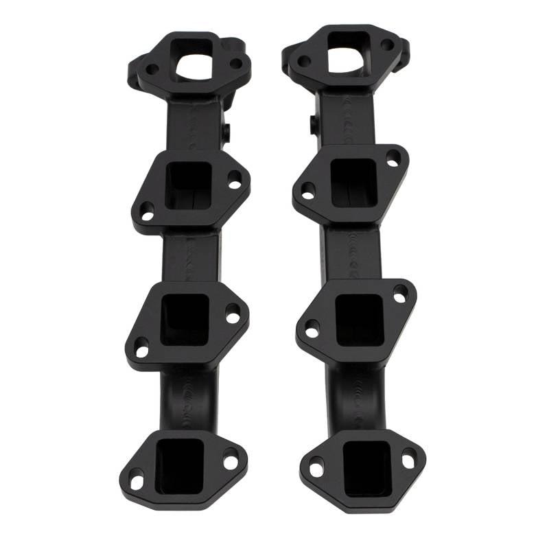 2001-2016 Duramax Billet Exhaust Manifolds (WCF100363)-Exhaust Manifold-Wehrli Custom Fabrication-Dirty Diesel Customs