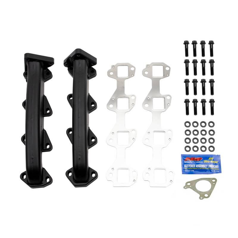 2001-2016 Duramax Billet Exhaust Manifolds (WCF100363)-Exhaust Manifold-Wehrli Custom Fabrication-Dirty Diesel Customs