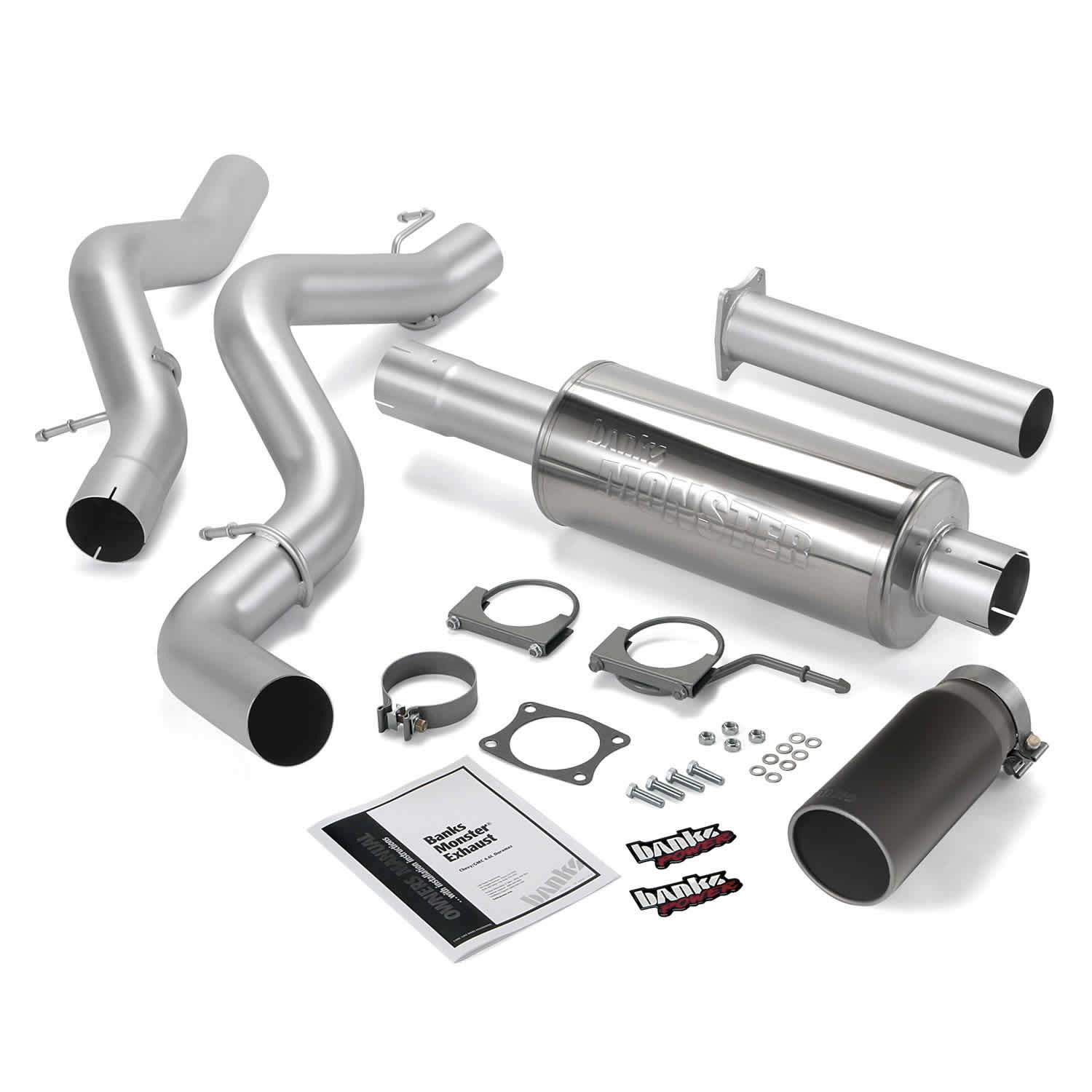 2002-2005 Duramax Exhaust System Kit - ECSB/CCSB (48633)-Exhaust System Kit-Banks Power-48633-B-Dirty Diesel Customs